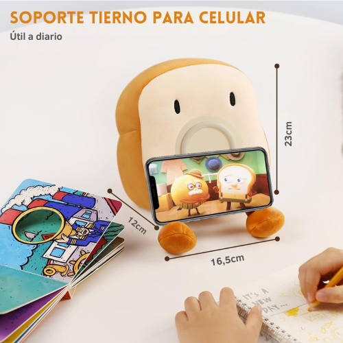 Despertador con luz nocturna y peluche adorable para niños