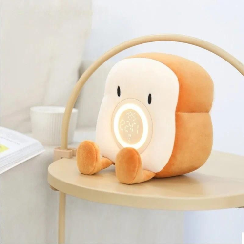 Despertador con luz nocturna y peluche adorable para niños